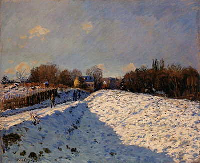 The Effect of Snow at Argenteuil Alfred Sisley